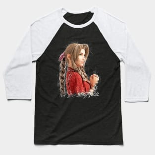 Aerith Final Fantasy VII Remake Baseball T-Shirt